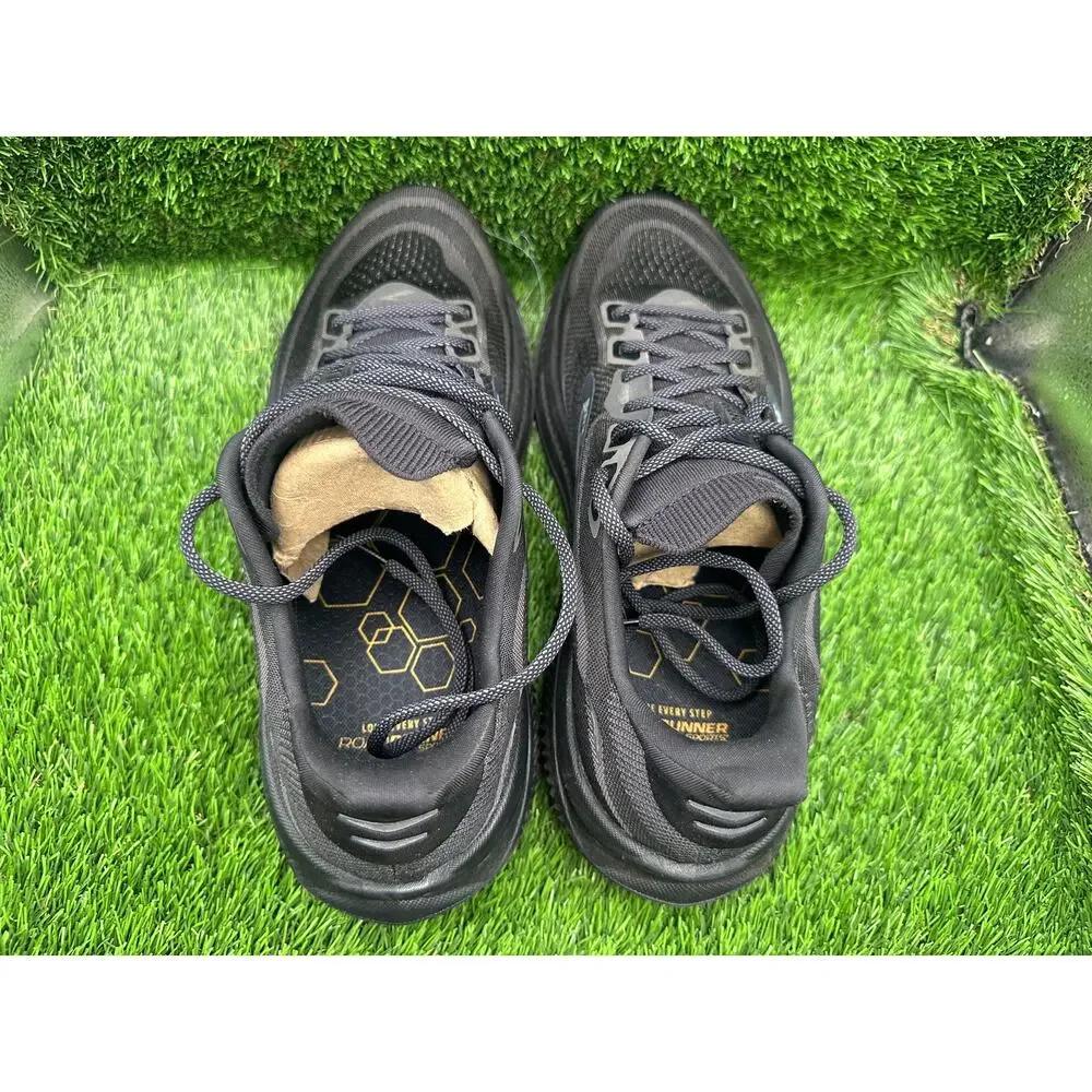 Brooks Ghost 18 1104931D020 Athletic Sneaker Men's 10.5D Black Knit Running Gym
